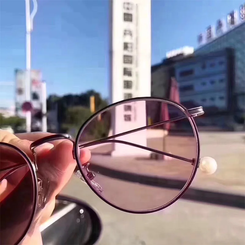 1,56 1,61 Розовый Фиолетовый Синий фотохромные переходные оптические линзы анти отражающие УФ царапины близорукость рецепт на очки для зрения