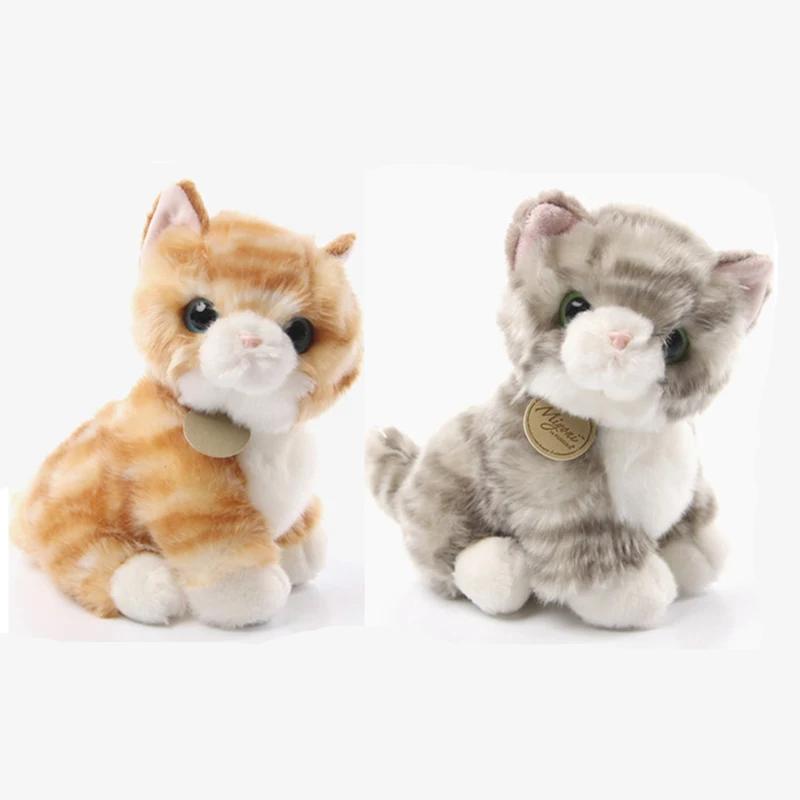 Плюшевая игрушка Аврора кошка мягкая набивная мультяшная котенок кукла животное