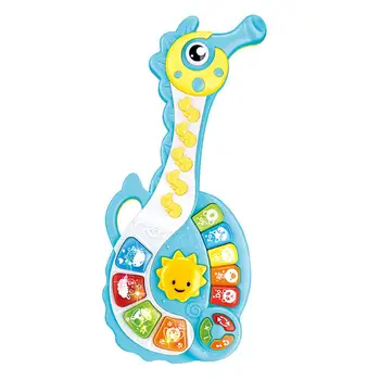 

High Quality Guitar Kids Development Musical Instrument Guitar Toy Children Boy Girl Electric Guitar Toys Fun Baby Toy random