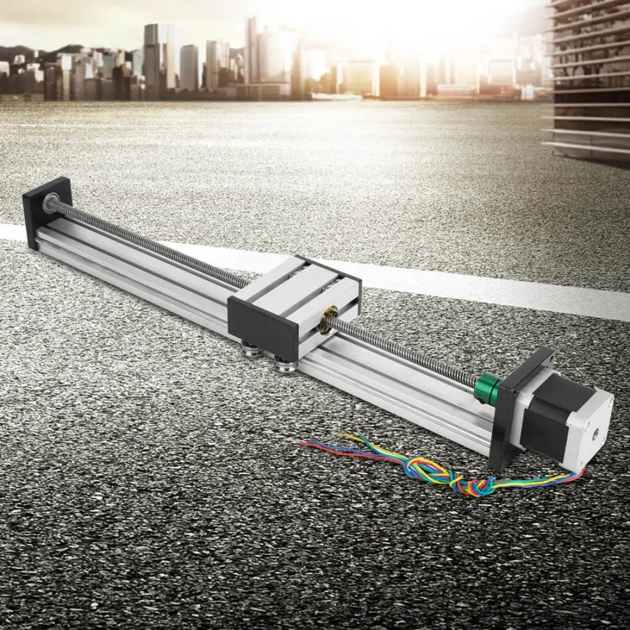 

Ball Screw Guide Rail 0808 Sliding Table Long Stage Actuator Guide Rail with Nema17 42 Stepper Motor linear guide rail