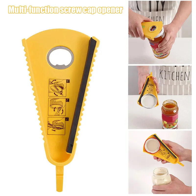 Multi function Bottle Opener Jar Opener Easy Grip Bottle Opener Twist