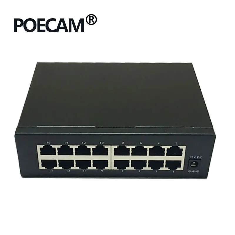 16 портов мини Ethernet сетевой концентратор переключатель приложение Заводская компания Totel Share компьютер планшетный ПК СТАЛЬНОЙ чехол 100 Мбит/с передача