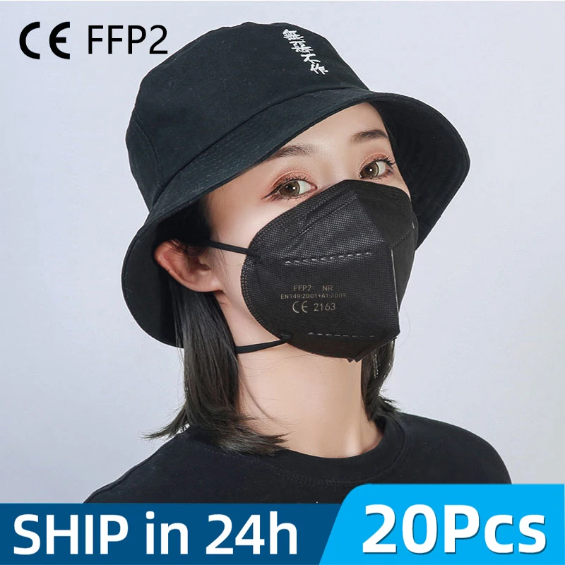 Mascarilla de protección facial FFP2 de 5 capas, máscara respirador DE SEGURIDAD antipolvo ffp2mascarilla CE KN95 FPP2 reutilizable FFP3