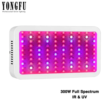 

300W LED Grow Lights for Indoor Plants Veg and Bloom Full Spectrum Suitable for Grow Tent Greenhouses Hydroponics Growth Lamp