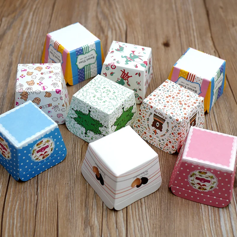 100pcs 6*5*4.5cm Square cake paper cup high temperature baking dessert cup bithday party favor household kitchen diy accessories
