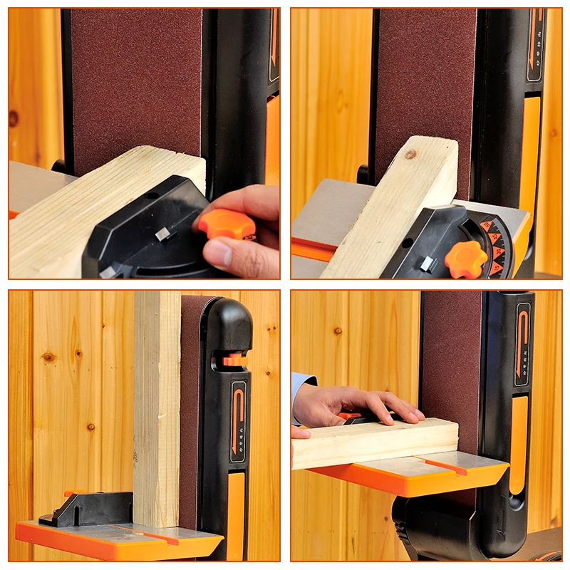 LIVTER 4 x 6 inch woodworking metal portable mini belt disc sander machine