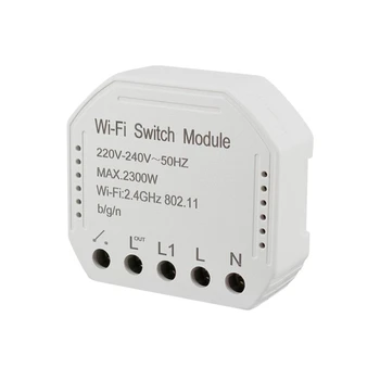 

Wifi Smart Switch Module 220-240V 2300W Controller Timer Light Switch Voice Control Work For Amazon Alexa Google App Smart Life