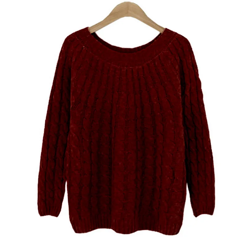 style1 wine red Женский свитер с круглым вырезом,, желтый свитер, женский свитер, джемпер карамельного цвета, Harajuku, шикарный короткий свитер для девушек - Цвет: style1 wine red