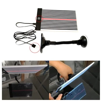 

LED Paintless Dent Repair Tools Denting Dent Detection USB LED Line Board Car Scratch Reflector For Car Repair Tools