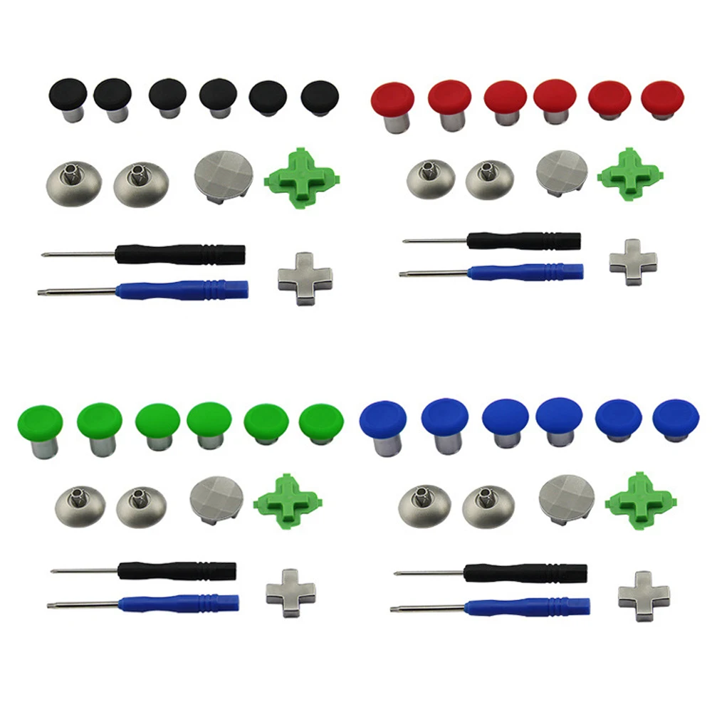 50 set Replacement Magnetic Swap Button Joystick Cap For X-Box One Elite Gaming Controller Repair Parts Buttons | Электроника