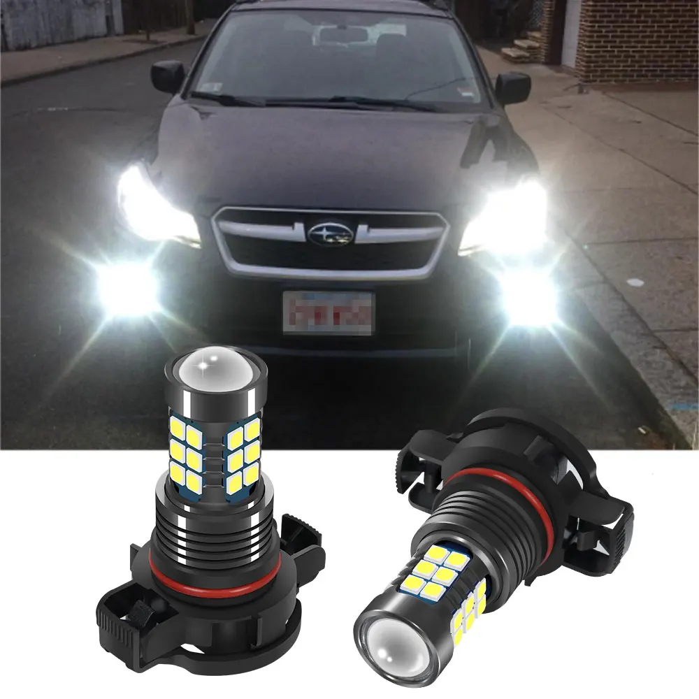 2x9006 HB4 H16 5202 EU H3 светодиодный противотуманный светильник лампа для Subaru Forester WRX Outback Legacy Tribeca водительская ходовая лампа авто светодиодный светильник