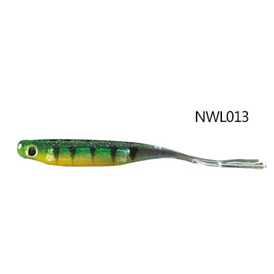 NWL013 NOEBY 4 шт./пакет Ласточка приманка 115 мм 5,3 г Мягкая резиновая наживка с внутренним лазерный Бумага для Морская Рыбалка снасти W8023 - Цвет: NWL013