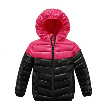 

2020 children's clothing children's cotton coat winter boys' color-blocking coat