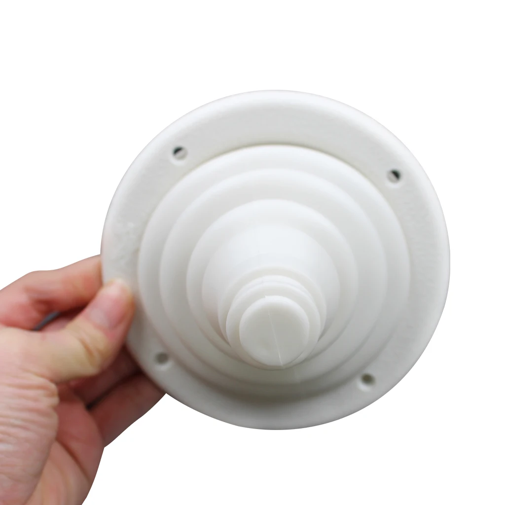 Boat Rigging Hole Cover Boat Engine Rigging & Cable Protector Boot Rigging Hole Cover 4 icnh 100mm (White)