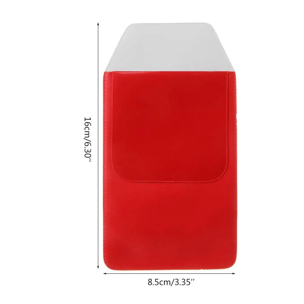XRHYY 9 упаковка сверхмощный карманный Карандаш держатель протектор для ручки кожа школьная больница и офис использование Рубашки Брюки Карманный Протектор - Цвет: Red