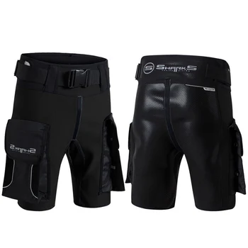 

Diving 3mm SCR elastic Neoprene Wetsuit Shorts Men Submersible Short Pants Protective rubber prints Surf Snorkeling equipment