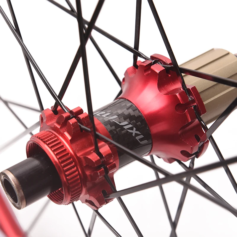 Mountain Bike Wheelset 26/27.5/29 Inch - Thru Axle Disc Brake HG Hub 32H Front & Rear