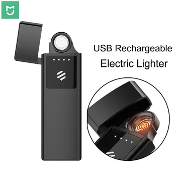 

Xiaomi Beebest Charging Lighter USB Charging Touch Sensing Switch Double-sided Rechargeable Metal Electronic Lighter Men Gift