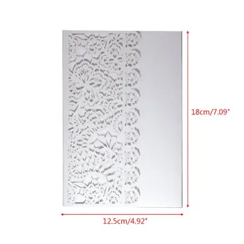 

10 Pcs 3D European Style Wedding Invitation Card with Envelope Kits Party Supply H4GD