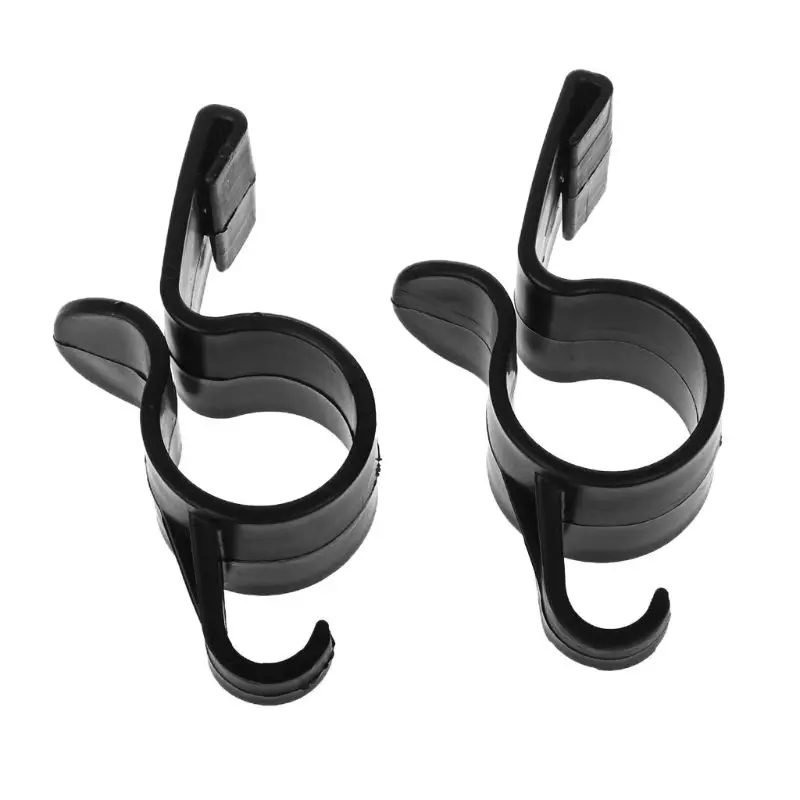Umbrella Holder 2Pcs Car Rear Mounting Bracket Umbrella Holder Automobile Organizer For Umbrella Hanging Hooks For Travelling