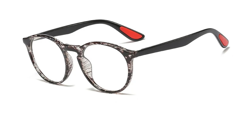 45946 круглые очки ретро рамки мужской и женский Оптический Модные компьютерные очки - Цвет оправы: C5 floral