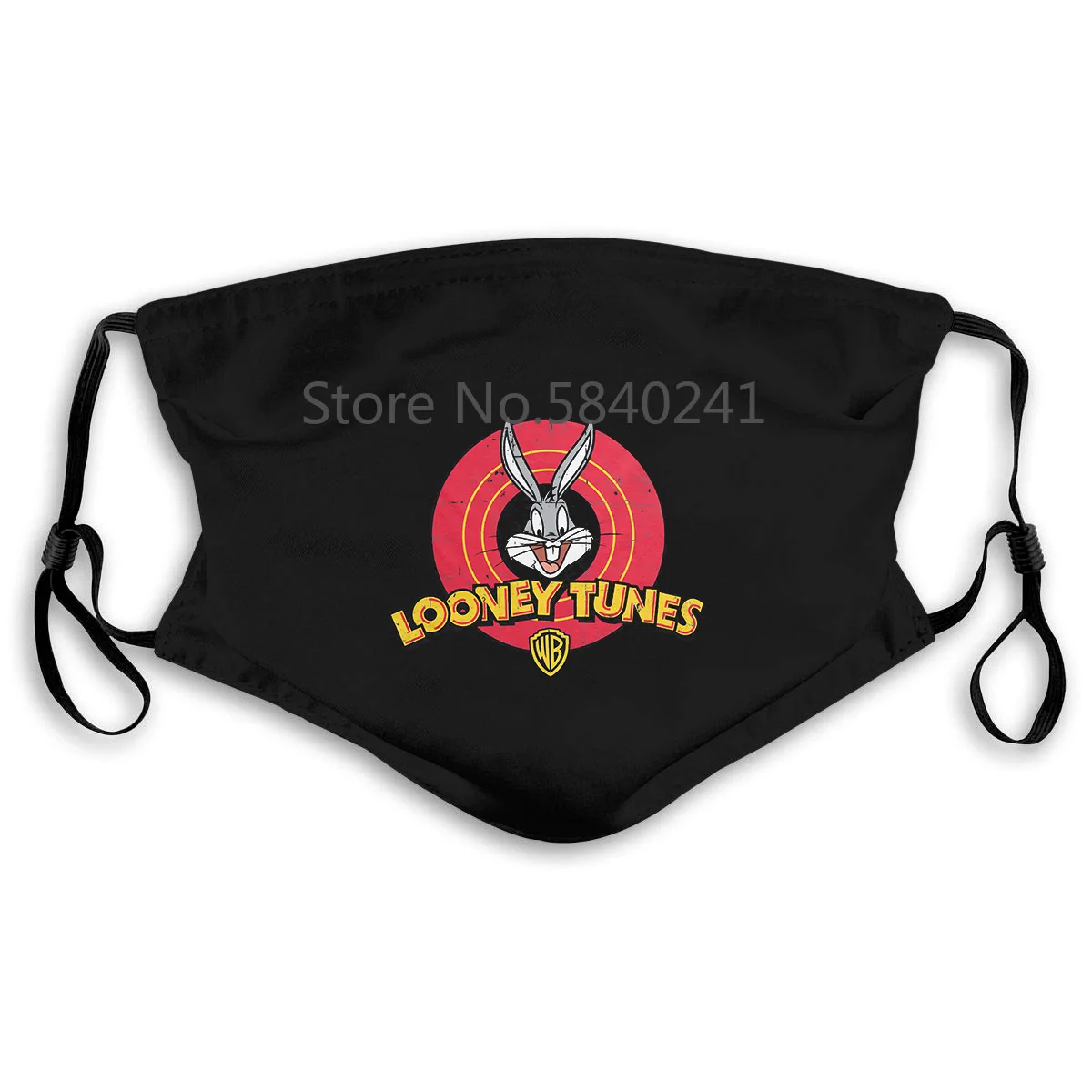 Looney Tunes логотип баг Банни Даффи утка винтажная официальная серая мужская маска с
