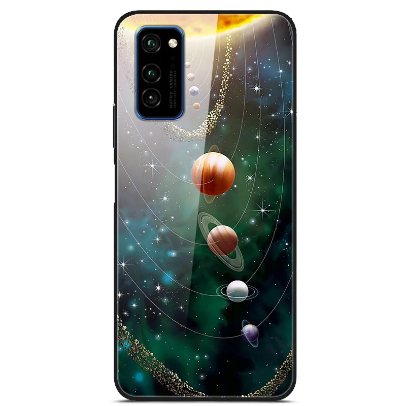 Для huawei honor view 30 Чехол из закаленного стекла жесткий чехол для телефона для huawei honor View 30 Pro TPU бампер чехол s honor v30