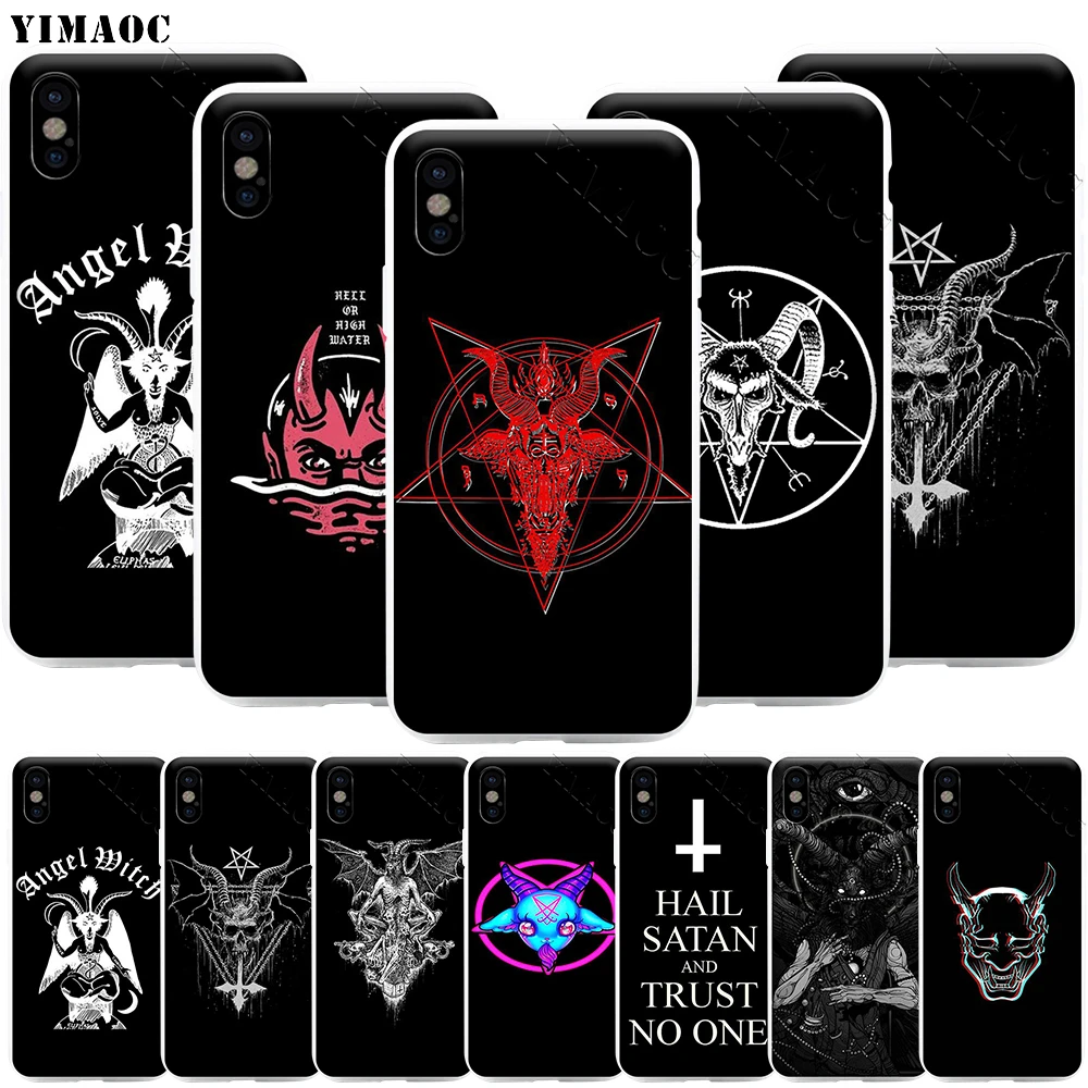 Чехол для телефона YIMAOC Devil сатана iPhone 11 Pro XS X XR Max 8 7 6 6S Plus SE 5S | Мобильные телефоны и