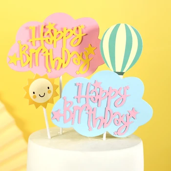 

Cakesmile Cloud Balloon cake topper cupcake party for baking birthday decoration cake decorating tools baking accessories