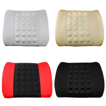 

Car Electric Massage Lumbar Cushion Vibration Health Care Lumbar Pad Soft Back Support Cotton Pain Relief Portable Home Chair