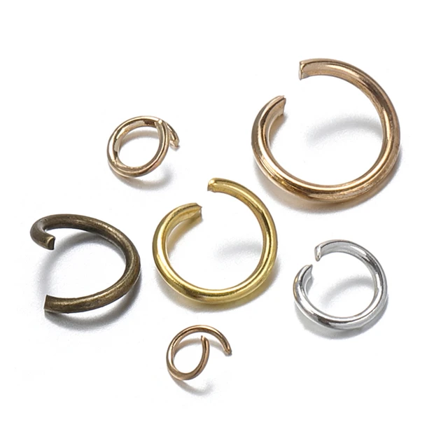 Metal Jewelry Making Findings Accessories  Metal Rings Jewelry Making 10mm  - Jewelry Findings & Components - Aliexpress