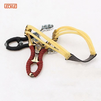 

Best Selling High Quality Outdoor Hunting Shooting Alloy Slingshot Powerful Ejection And Rubber Band Adult Sling Shooting Game
