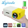 LEJIADA YG300 LED Mini Projector Built-in 1300mAh Battery 320x240 Pixels Supports 1080P Portable Projector Home Media Player ► Photo 1/6