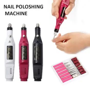 

ABS 3 Colors Nail Polishing Tool Nail Polisher Fast Electric Manicure Sander Finger Nails Art Beauty Health