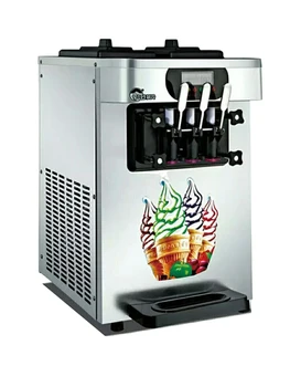 

3 flavors ice cream machine mini soft ice cream maker stainless steel 1700W commercial yogurt machine