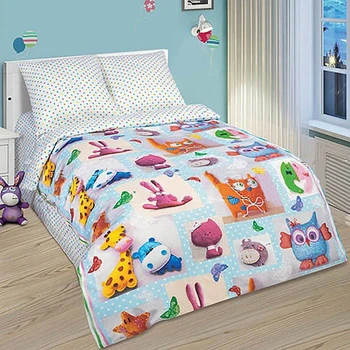 

Baby bed linen, 1.5 bd. "Plush world"