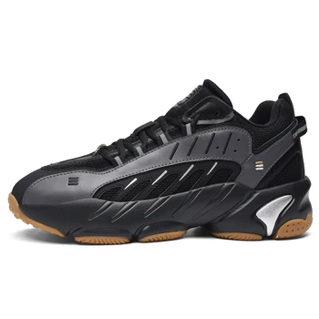 

New Winter Street fashion daddy shoes retro splicing men's shoes fashion explosion