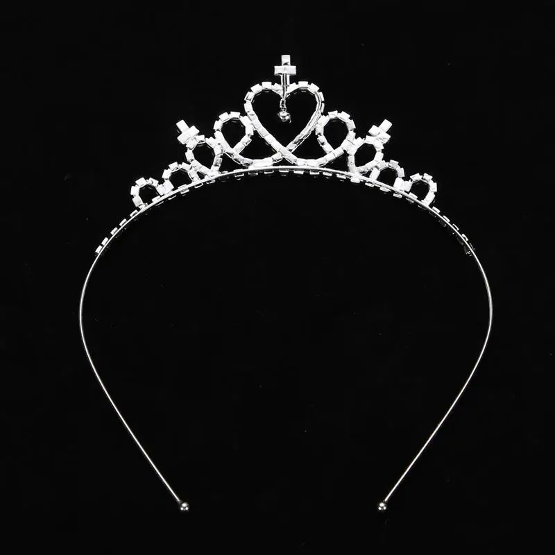 Кристалльная тиара из горного хрусталя лента для волос ребенок девочка Свадьба принцесса Выпускной Корона