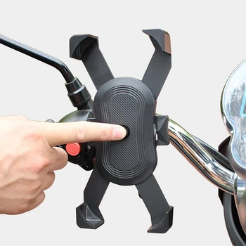 

Universal Motorcycle Car Phone Holder Bike Phone Holder Handlebar Stand Mount Bracket Mount Phone Holder for IPhone Samsung