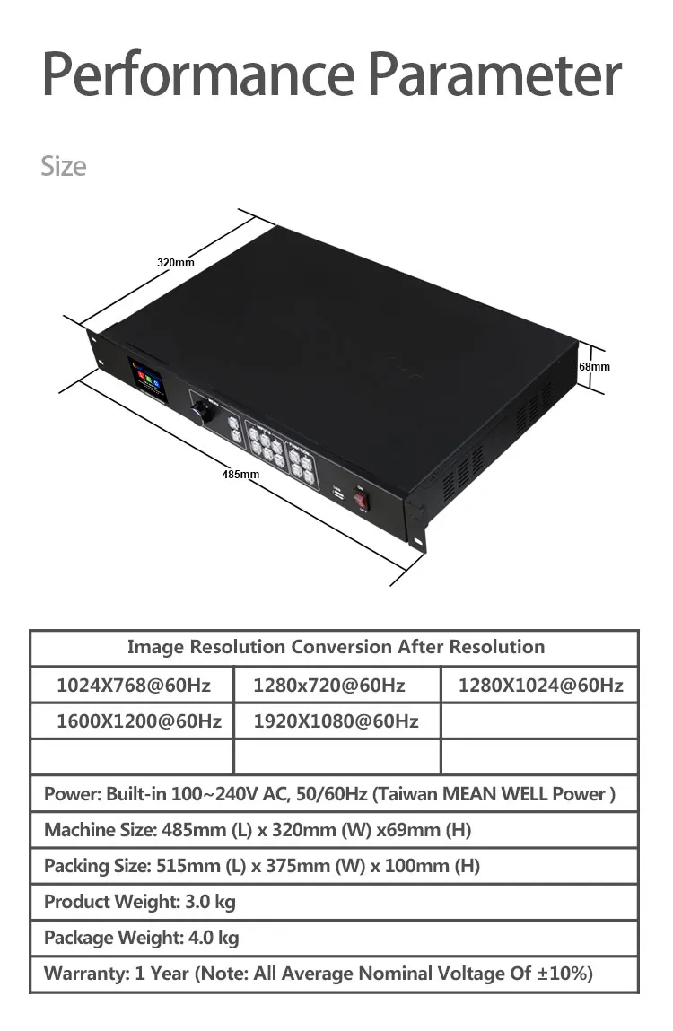 Outdoor Full Color USB Seamless Switching LED