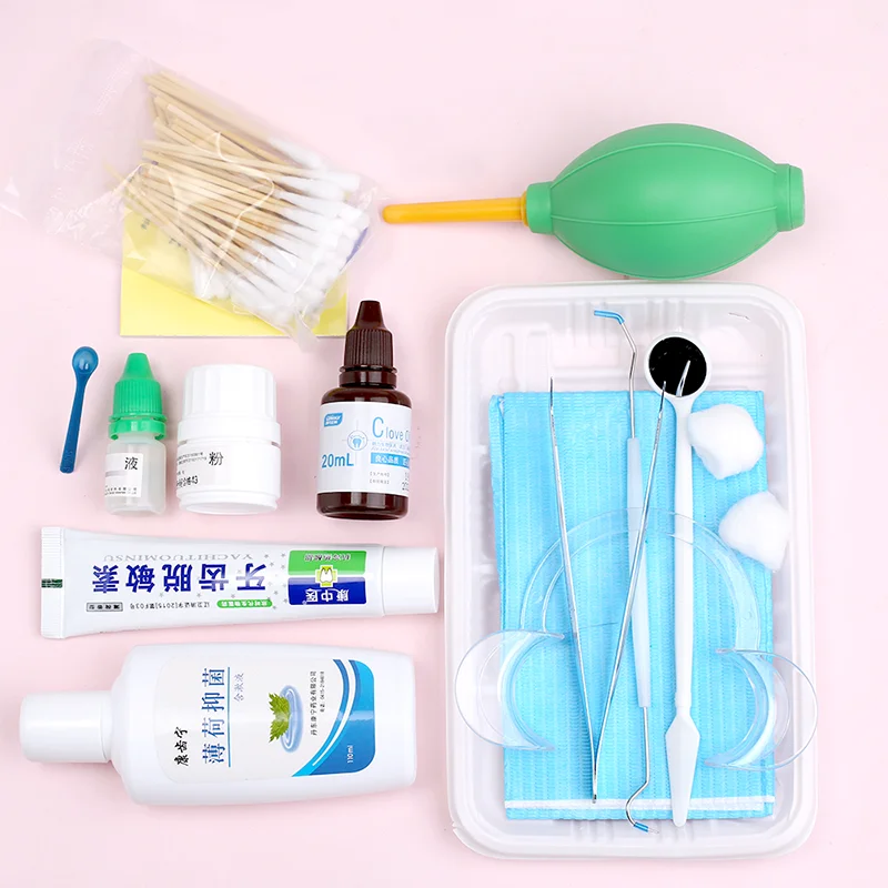 30ml Teeth Repair Kit Temporary Solid Tooth Hole Repair Materials Practical  Unisex Adults with 4 Dental Tools Tooth Beauty Tool