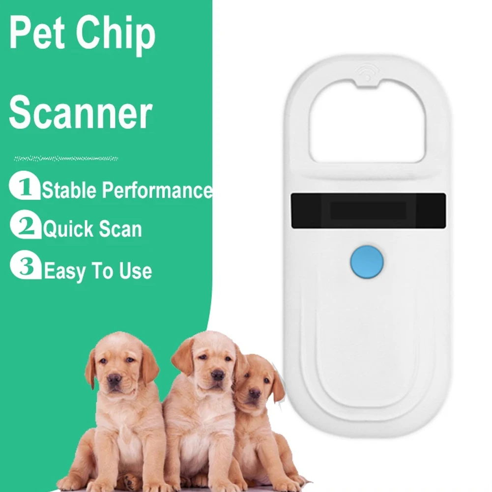 Pet Microchip Scanner 125kHz 134.2kHz ISO 11784 11785 FDX-B ID64 Animal Handheld RFID ID Tag Reader For Dog/Cats/Horse | Безопасность и