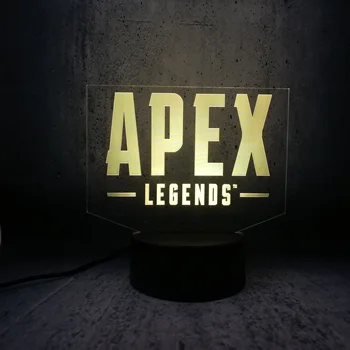 

APEX LEGENDS' led lamp 3D movie name letter night light souvenir exhibition Movie fans gifts gift for friends desk decor lava