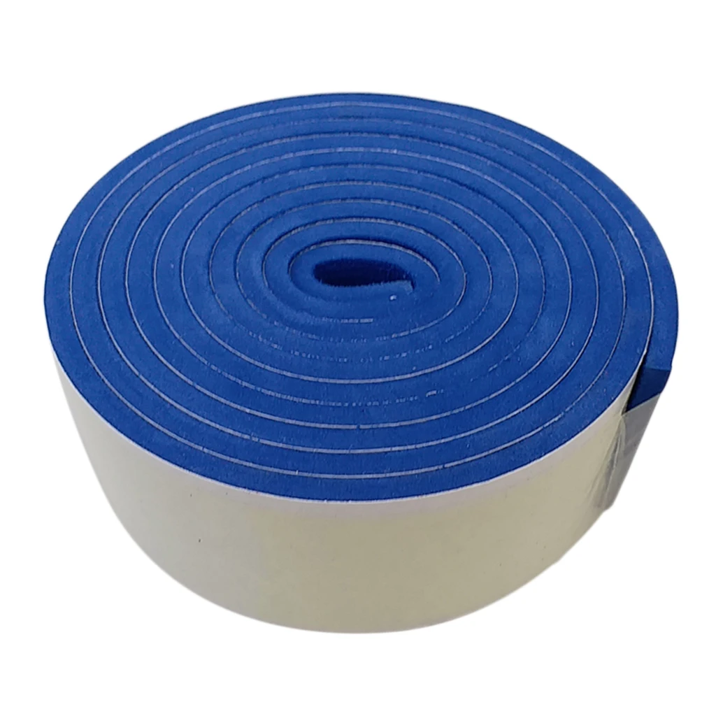 1 Roll Non-Slip Boat Flooring Decking Pad (86in x 2in x 0.2in) 5mm Thickness EVA Foam Faux Teak Marine Mat - Dark Blue