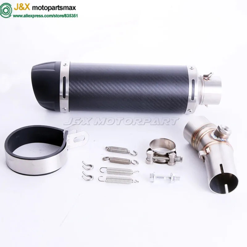 FOR KAWASAKI ER6N ER6F 2012-2016 NINJA 650R Z650 2017-2019 VERSYS 650 2015-2020 MOTORCYCLE EXHAUST FULL SYSTEM PIPE MUFFLER
