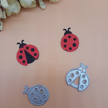 

New Cute Ladybugs Metal Cutting Dies Stencil for DIY Scrapbooking Photo Album Embossing Paper Cards Decorative Crafts Die Cuts