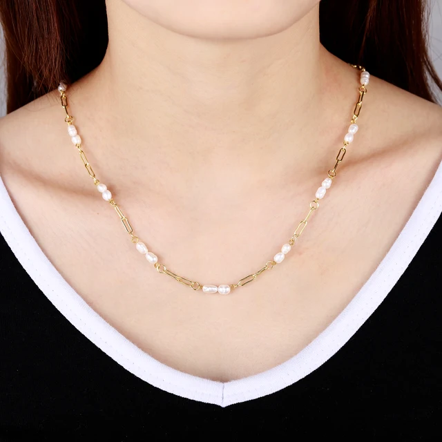 Dainty Pearl Choker Necklace \u0026 Bracelet 