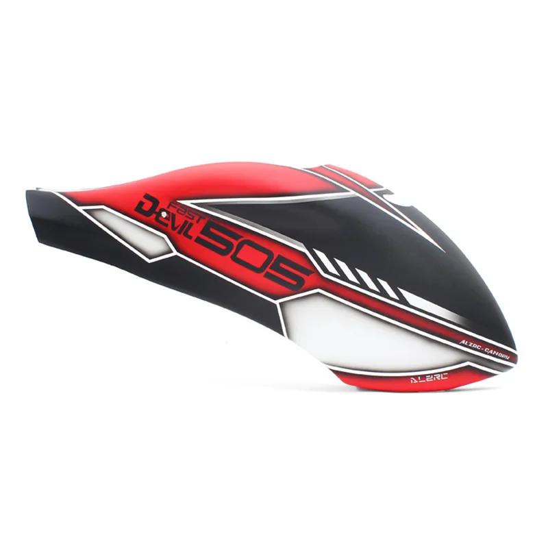 ALZRC-Devil 505 Быстрый стекловолокно Живопись Набор корпуса RC вертолет части 19-AC-Red