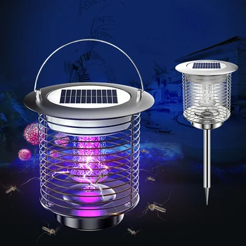 

Solar Mosquito Killer Lamps Lawn Light Solar Powered Light LED Garden Mosquito Pest Bug Zapper Insect Repellents