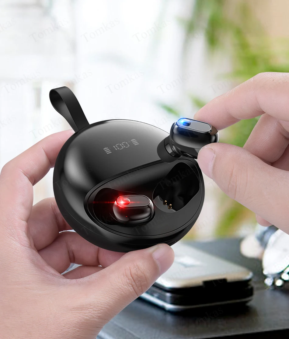 Wireless Bluetooth Headphones TWS Wireless Earphones With Mic 360 Rotation Hifi Stereo Headset Bluetooth 5.0 Earphone For Phone  (13)